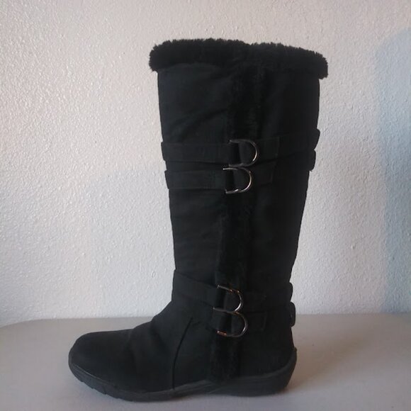 Hot Cakes Buffy women's size 8.5W black knee high boots - Picture 5 of 12